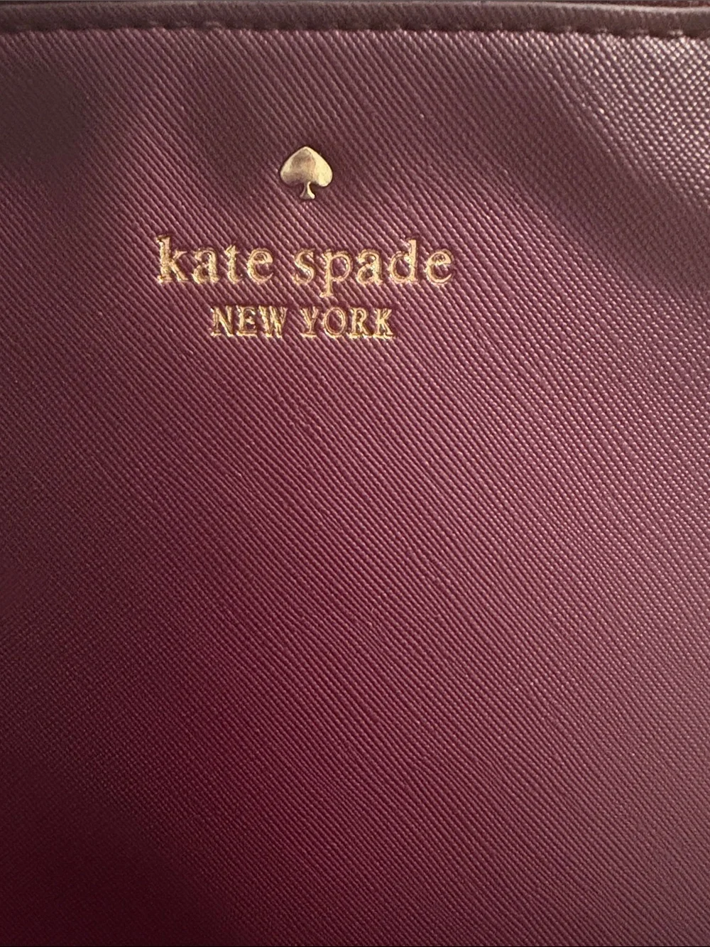 kate spade New York Plum Saffiano Crossbody
